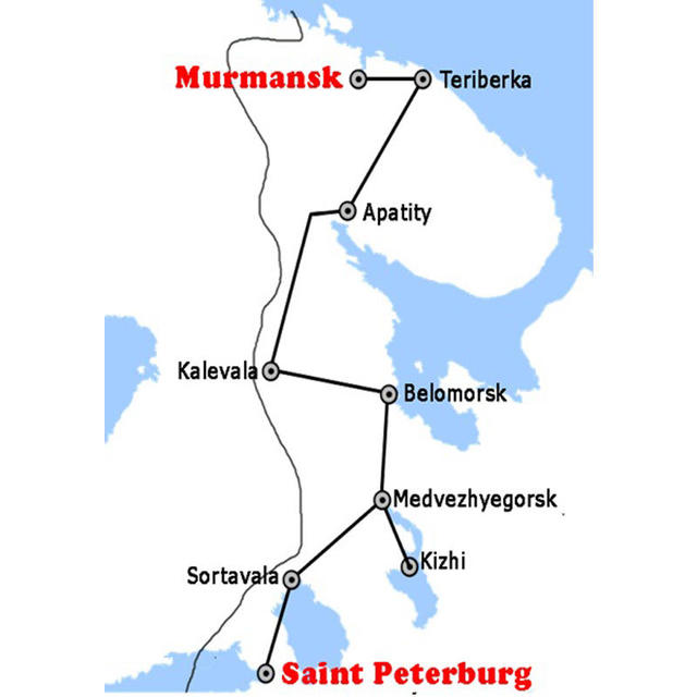 Route map - click to enlarge