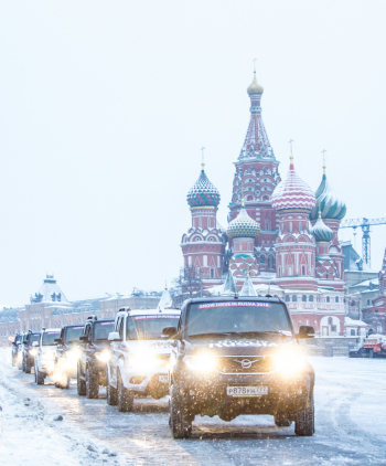 Fairy tale of Russian winter