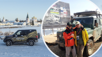 Snowy rally from Moscow to St. Petersburg with Luis Wee